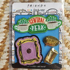 NWT RARE Friends Pin and Patch Set ADORABLE!
